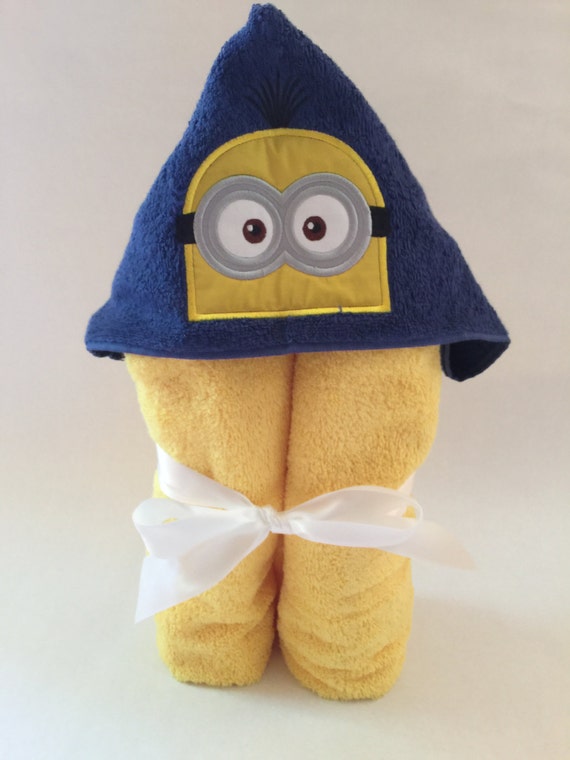 Hooded bath Towel Minion bath pool beach Towel