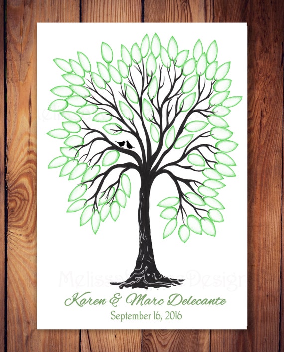 Wedding GuestBook Tree or Bridal Shower by MelissaWynneDesigns