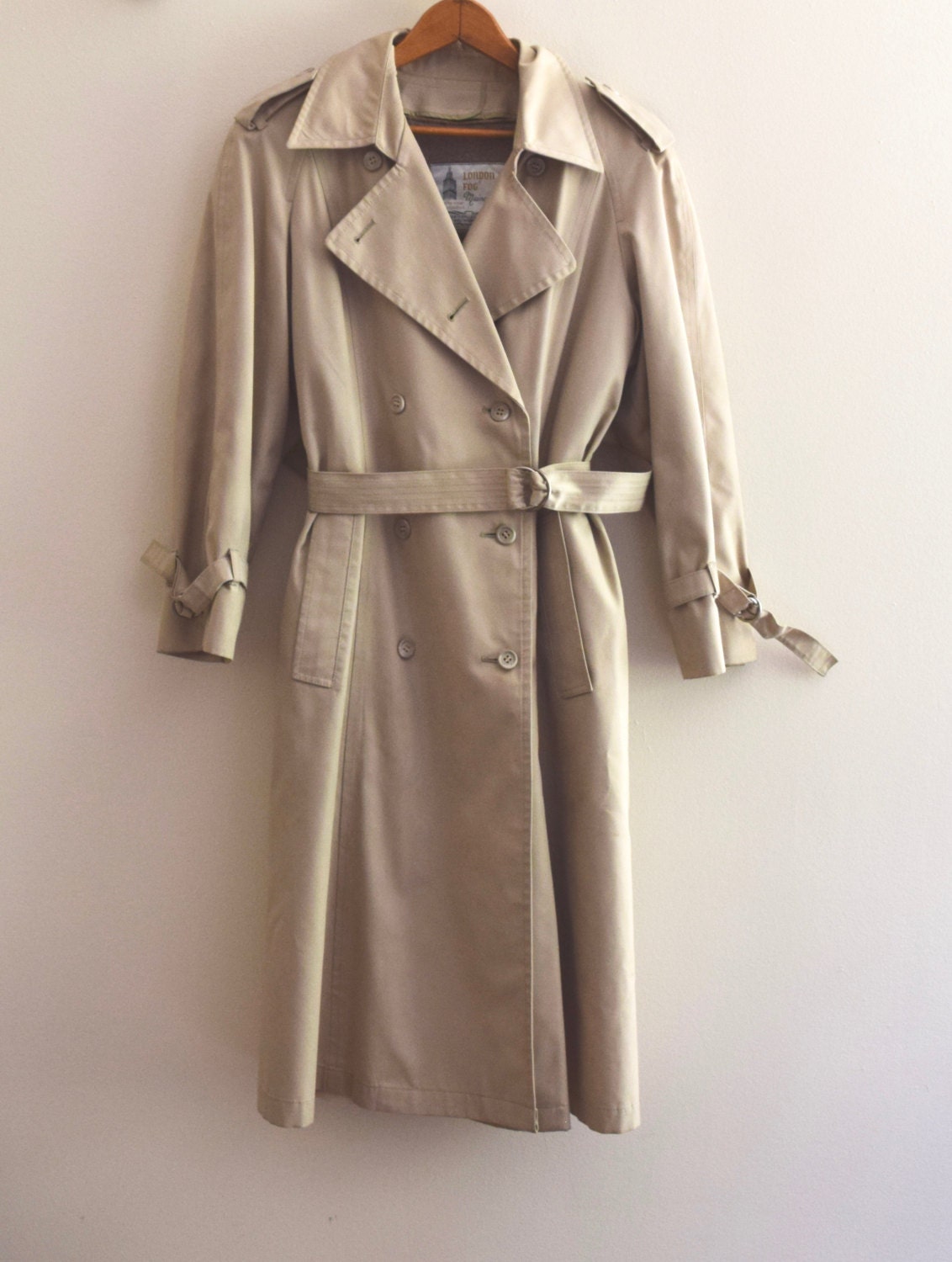 SALE 70s London Fog All Seasons Lined Trench Coat // 1970s