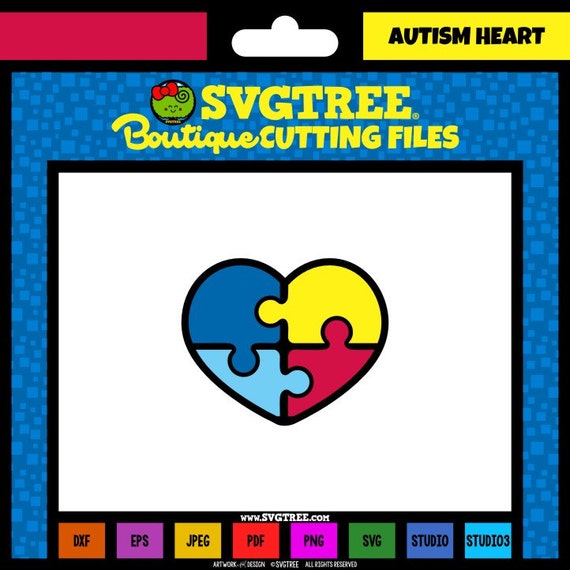 Download Autism SVG. Autism Awareness. Autism Heart. svg files. cricut