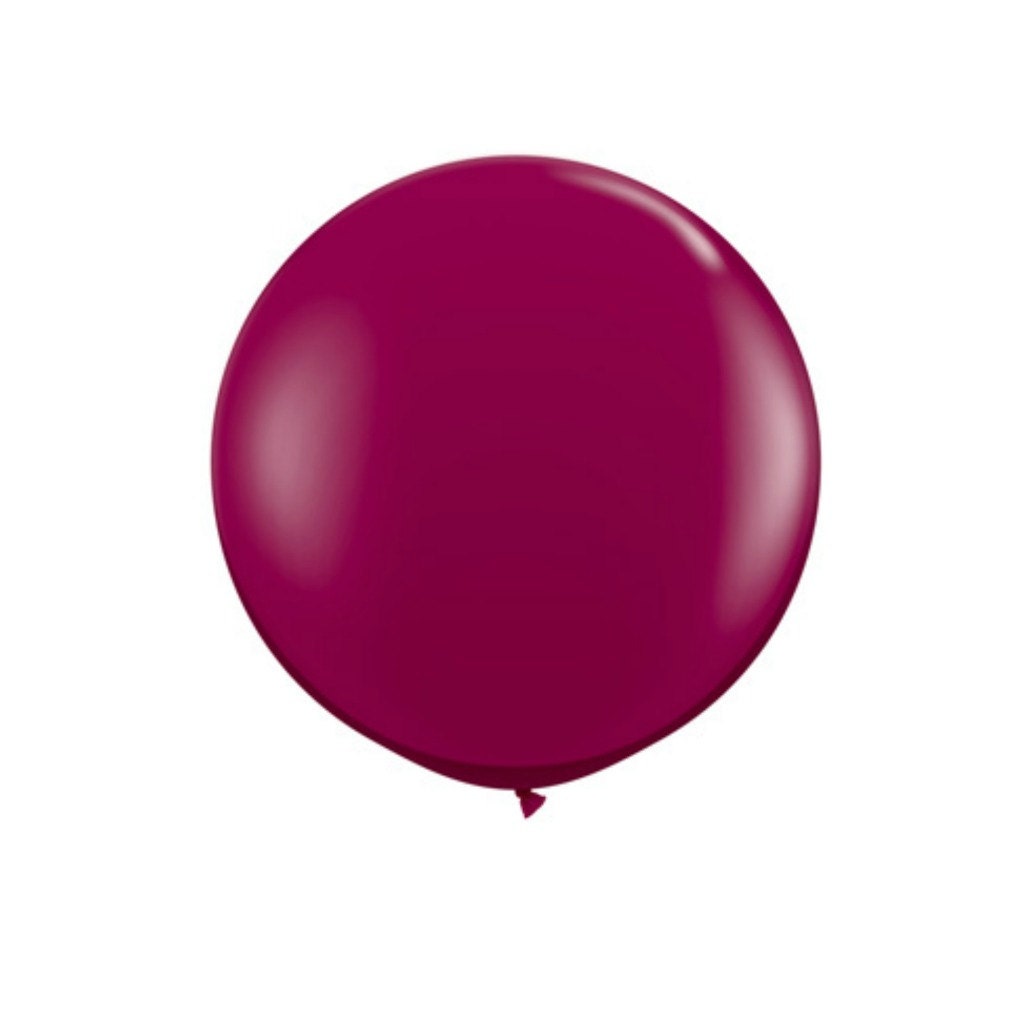 Maroon Jumbo Balloon Maroon Balloon Giant Burgundy Party