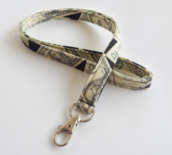 Money Lanyard / Cash Keychain / Dollar Bills / Key Lanyard