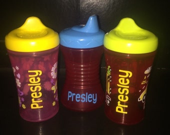 Custom Vinyl Sippy Cup Labels (Set of 10)