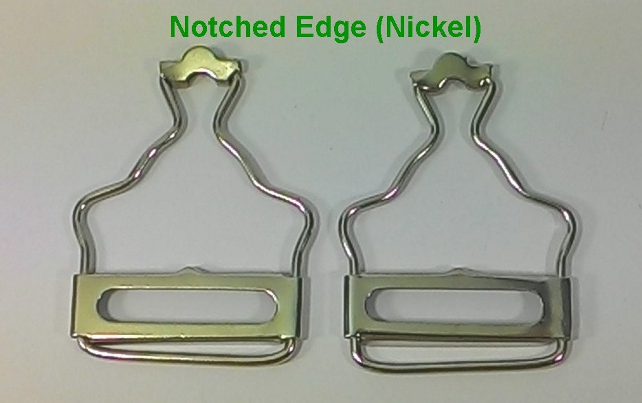 Pair of bib dungaree overalls fasteners metal clip strap brace