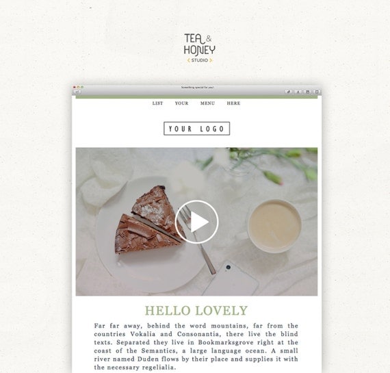 promotional email template