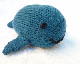 knitted whale Etsy UK