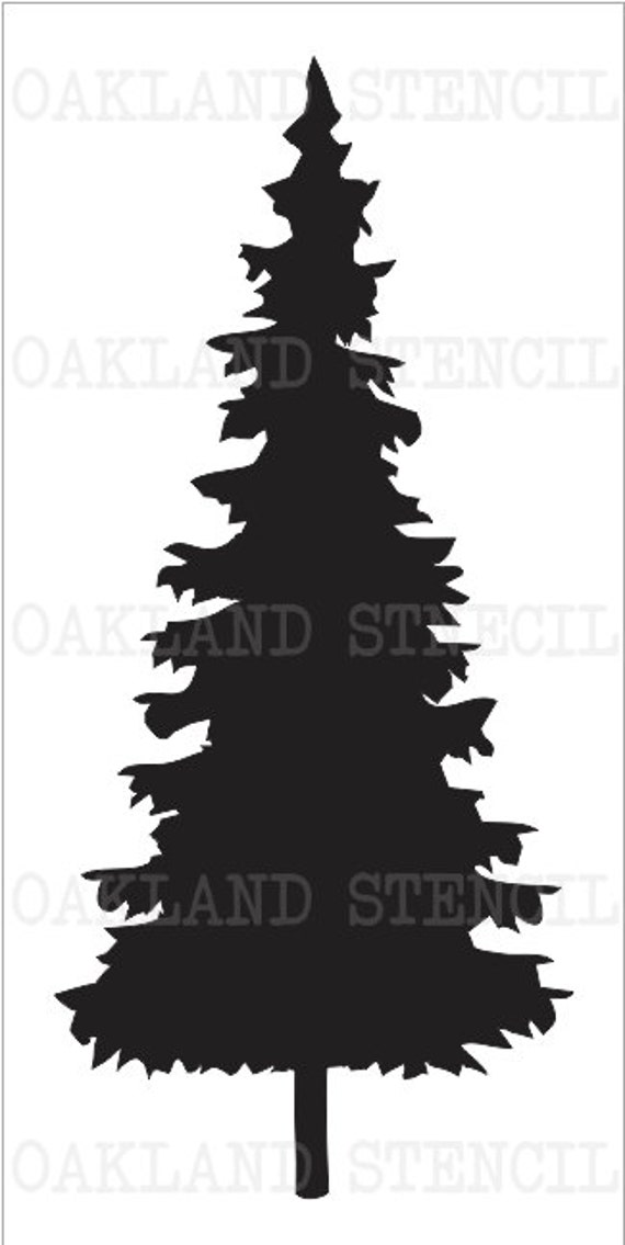Christmas/Pine Tree 1 STENCIL 7 Sizes to Choose From for