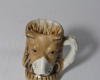 Dog Toothpick Holder Ceramic Cup