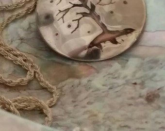 Sterling Silver Overlay Tree of Life