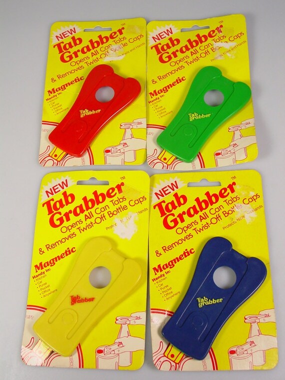 One Vintage 1980s Tab Grabber pop-top and by Eclecticgoods4U