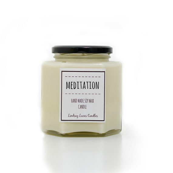 Meditation Candle Relaxing Candle Yoga Candle Candles Soy
