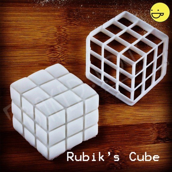 Rubik's Cube cookie cutter biscuit cutter one of a