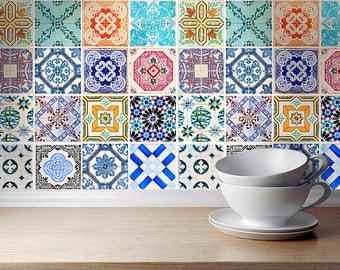 Kitchen Tiles Stickers tile decal | etsy Kitchen Tiles Stickers tile decal | etsy