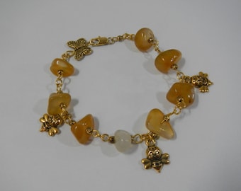 Honey Bracelet Amber Single Copy Bijou