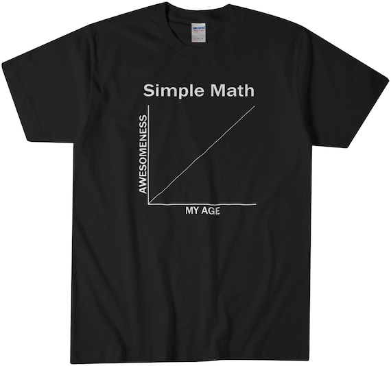 Math Tshirt Funny Math T-shirt Simple Math Tee Gift for