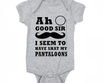 Newborn Baby Boy Clothes, Funny Baby Boy Clothes, Shat My Pantaloons, Baby Boy Clothes Newborn, Funny Toddler Boy Shirts Toddler Boy Graphic