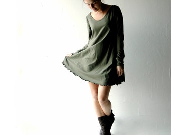 Tunic dress, Sweater dress, Jersey dress, Cotton dress, maternity dress, Long sleeve dress, Boho dress, Plus size clothing, Women clothes