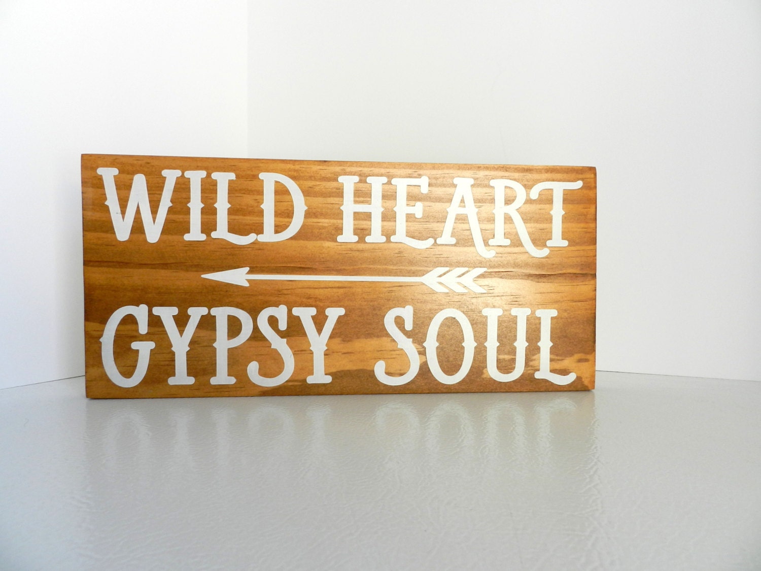 Hippie Sign For Bohemian Décor Wild Heart Gypsy Soul 5530