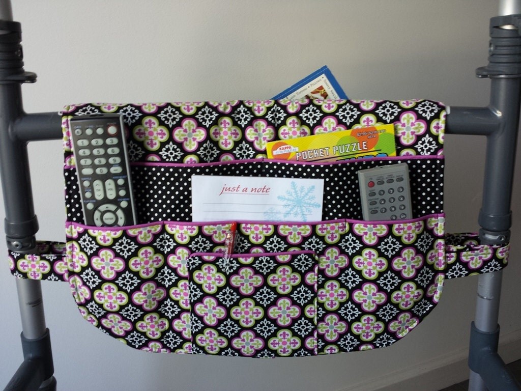 Walker Bag Diamond Cross Walker Caddy Organizer Tote