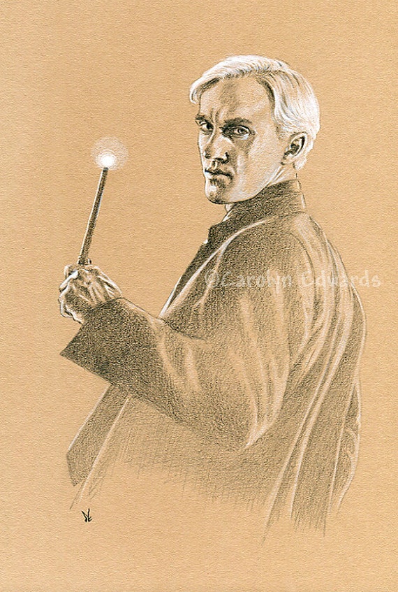 HARRY POTTER Draco Malfoy A4 Art Print 29.7 x 21cm