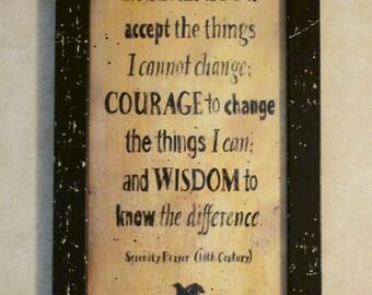 Serenity Prayer Wall Decor serenity prayer art | etsy Serenity Prayer Wall Decor serenity prayer art | etsy