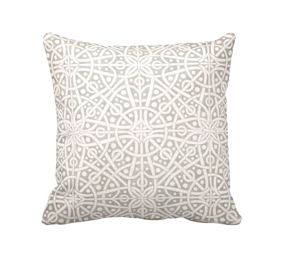 Decorative Throw Pillow Cover Grey Throw Pillows for Couch