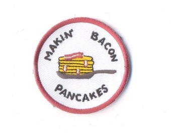 Adventure Time Patch - mini makin' bacon pancakes iron on Patches