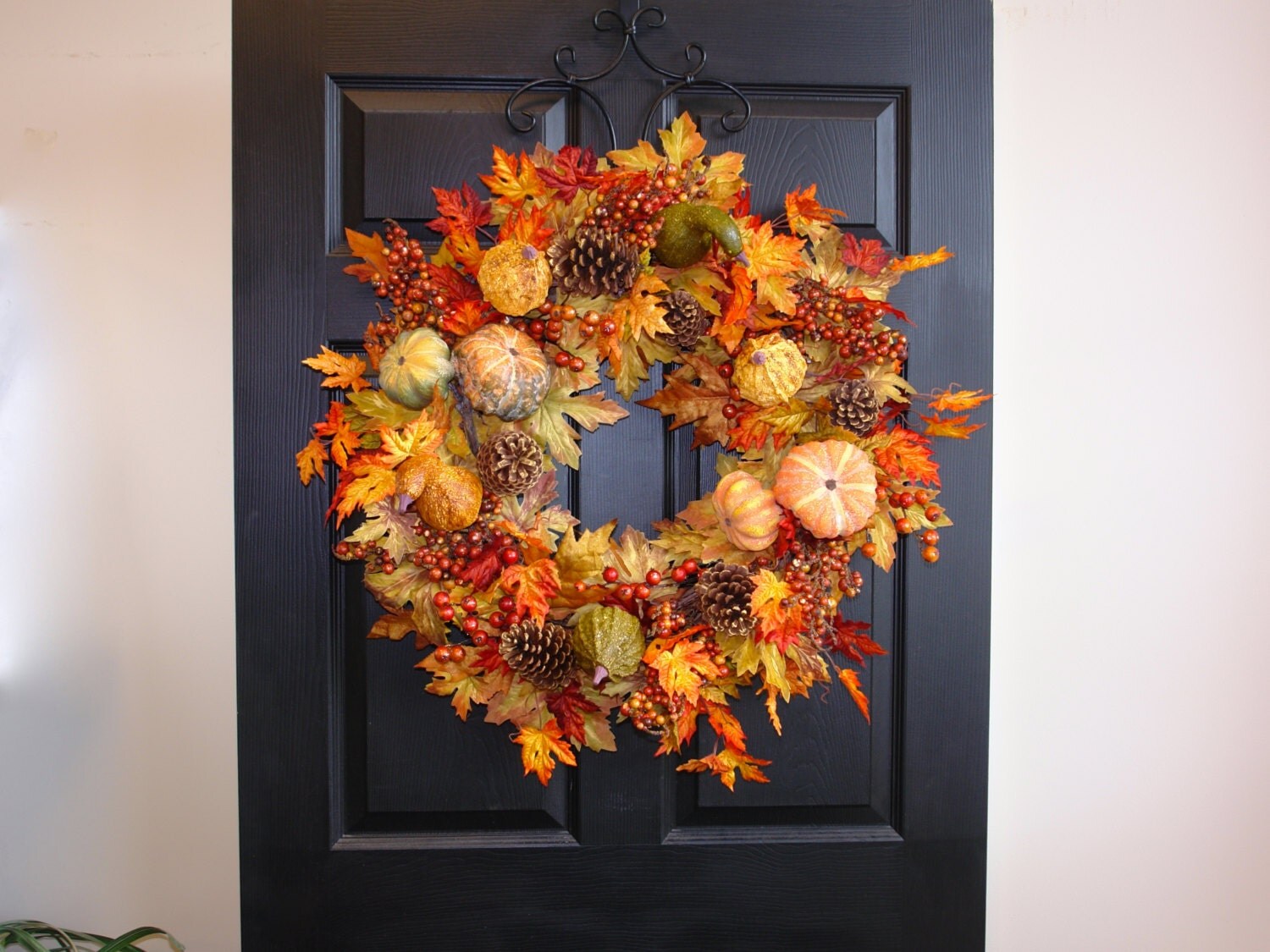 fall wreath 30'' Thanksgiving wreaths for front door