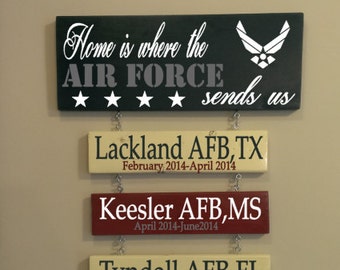 Home is where the Air Force sends us-HOLIDAY SALE-up to 20% off