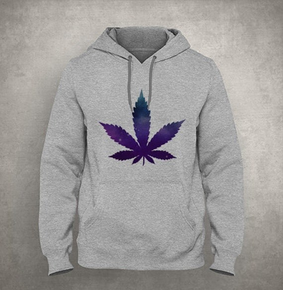 Galaxy weed hoodie Clearance