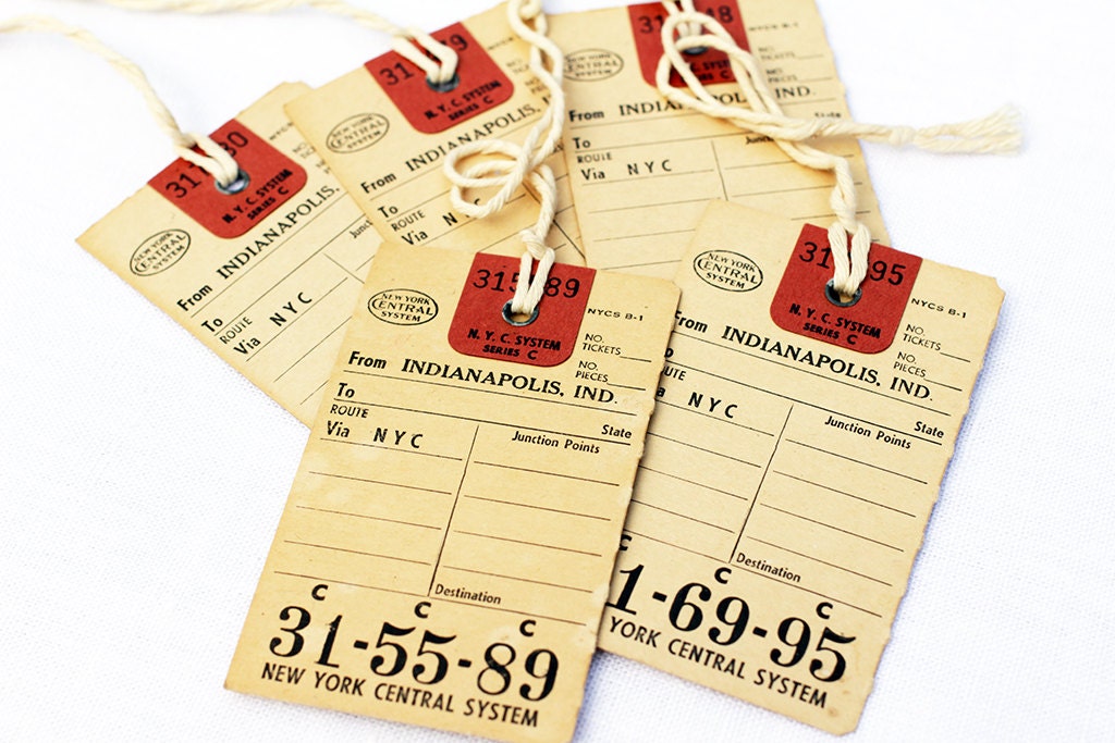 Vintage Luggage Tags 7