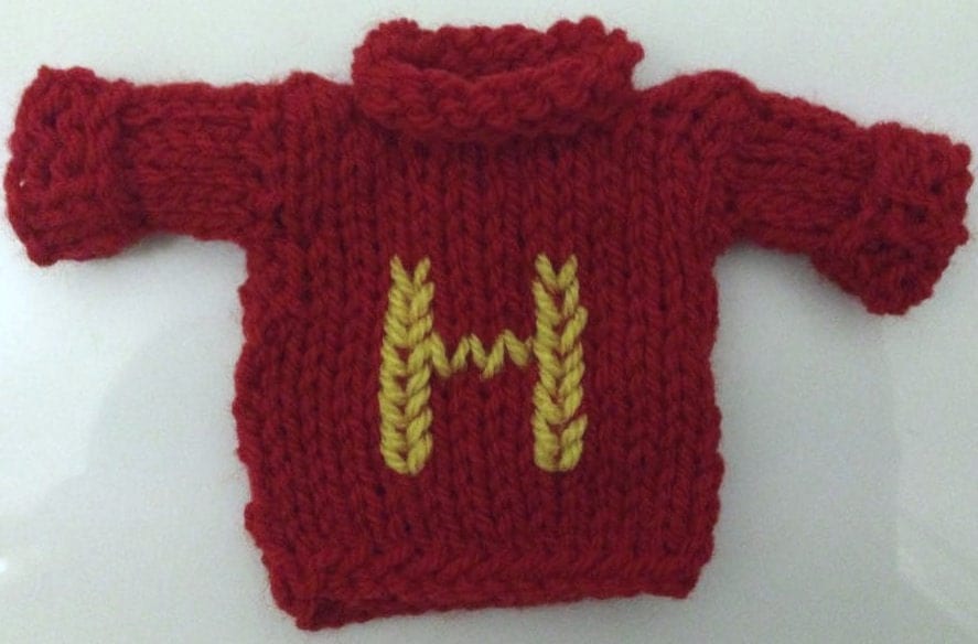 Harry Potter Weasley Sweater Mini Knit Gift by TabbyCatMakes