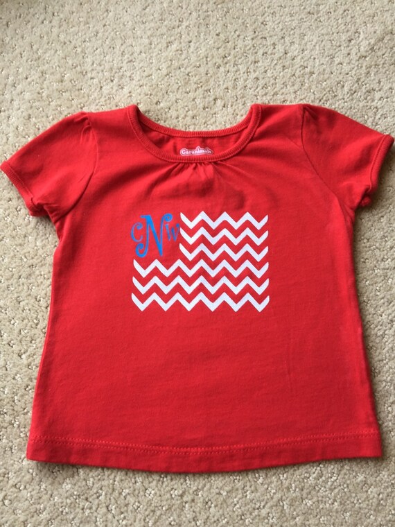 Monogram Shirt Toddler Monogrma Shirt Chevron by SweetTsMonograms