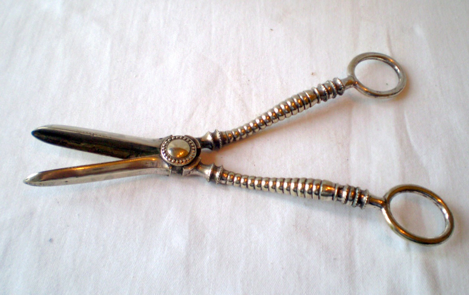 Antique Grape scissors used to cut and serve grapes at the