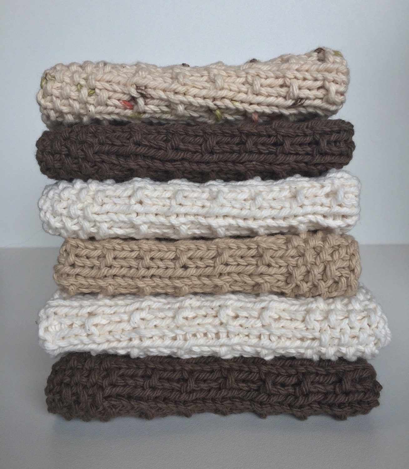 knit washcloth /washcloth set / baby washcloth / eco friendly