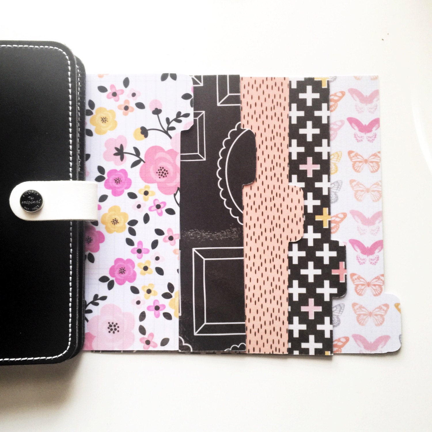 Personal Planner Dividers Pink & Paris