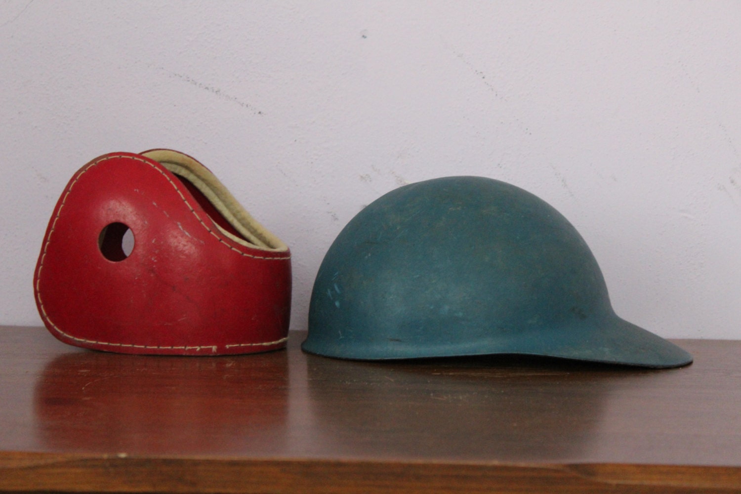 Vintage baseball helmets 1950s and 1960s