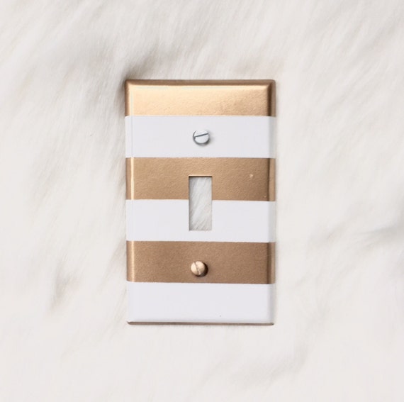 gold light switch covers