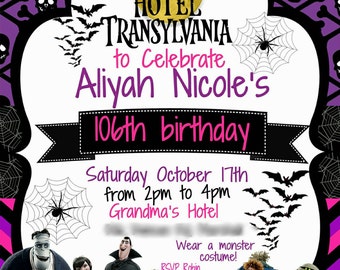Hotel Transylvania Invite