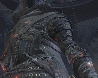 Dark Souls III Fallen Knight Armor detail pattern