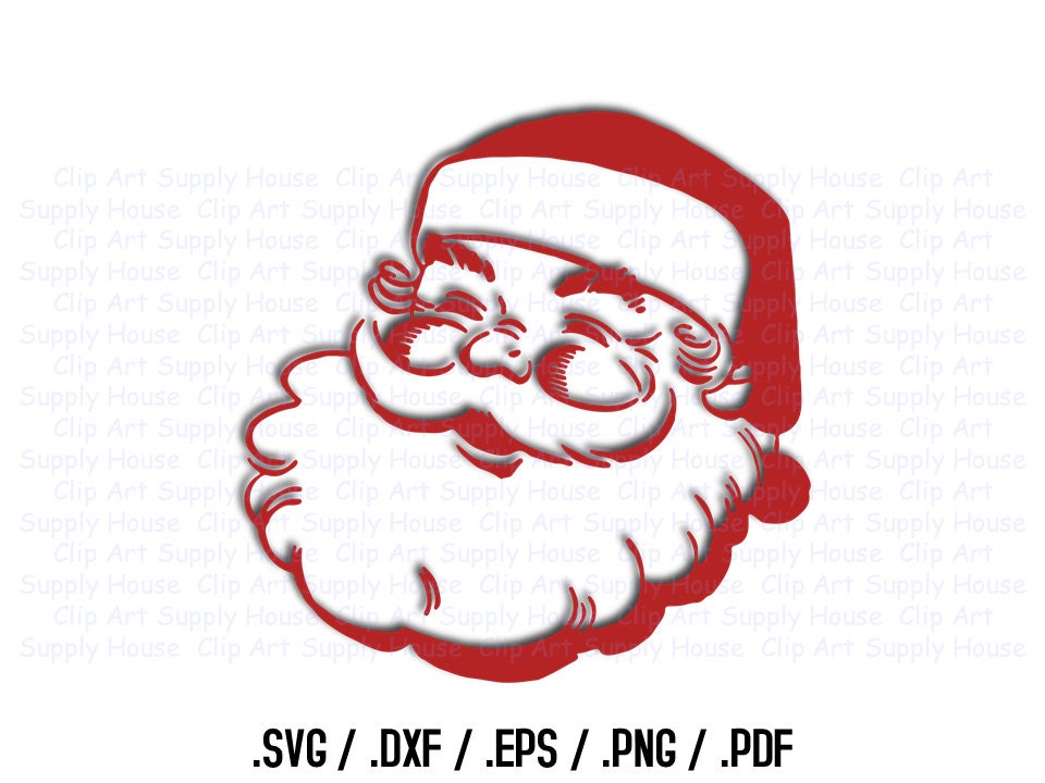 Free Santa Svg Cut Files - Layered SVG Cut File - Download All Free