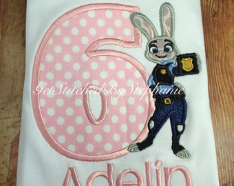 zootopia birthday shirt