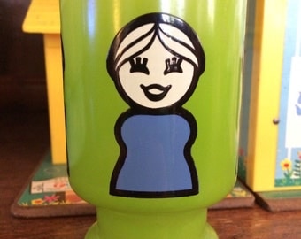Vintage Fisher Price juice glass