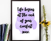 unique of your comfort zone related items  etsy