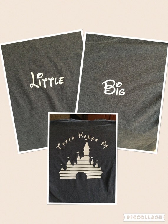Sorority Shirts Big Shirts Little Shirts Big by UpandDownArt