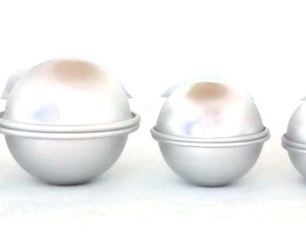Aluminum bath bomb molds set of 5