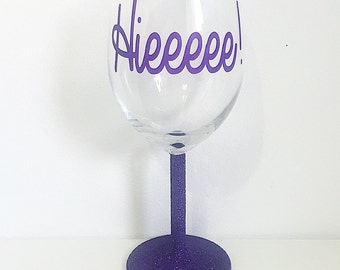 RuPauls Drag Race Alaska Quote Glitter Wine Glass