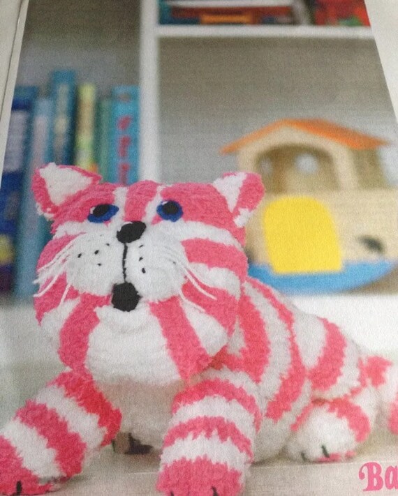 Knitting Pattern For Bagpuss the saggy old by GiftsFromCambridge