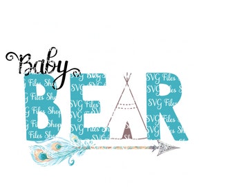 Baby Bear svg, svg, Kids T-shirt Svg, Vinyl cutting file | Silhouette Cameo Designer Edition & Cricut, svg design files