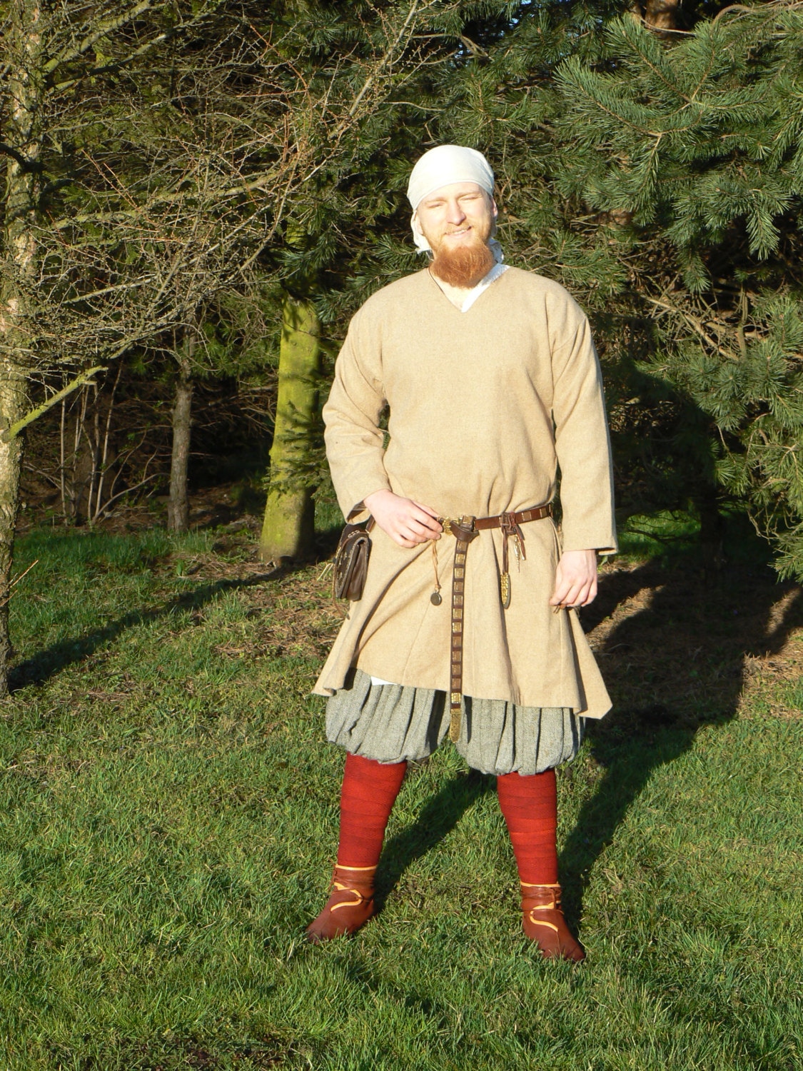 Early medieval Viking woolen tunic Viking Costume